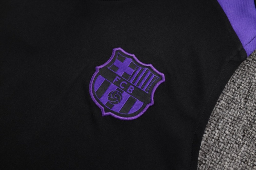2026 Barcelona Black Training Set Shirt and Shorts