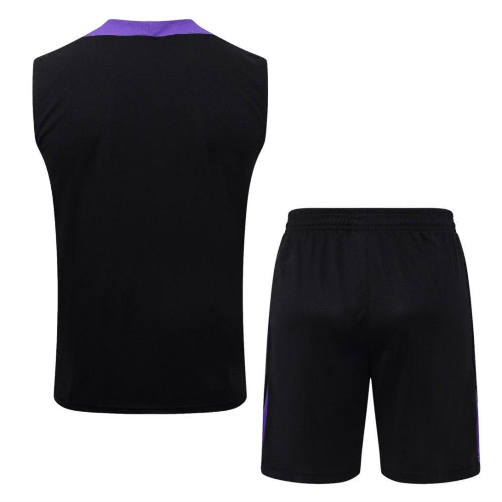 2026 Barcelona Black Training Set Shirt and Shorts