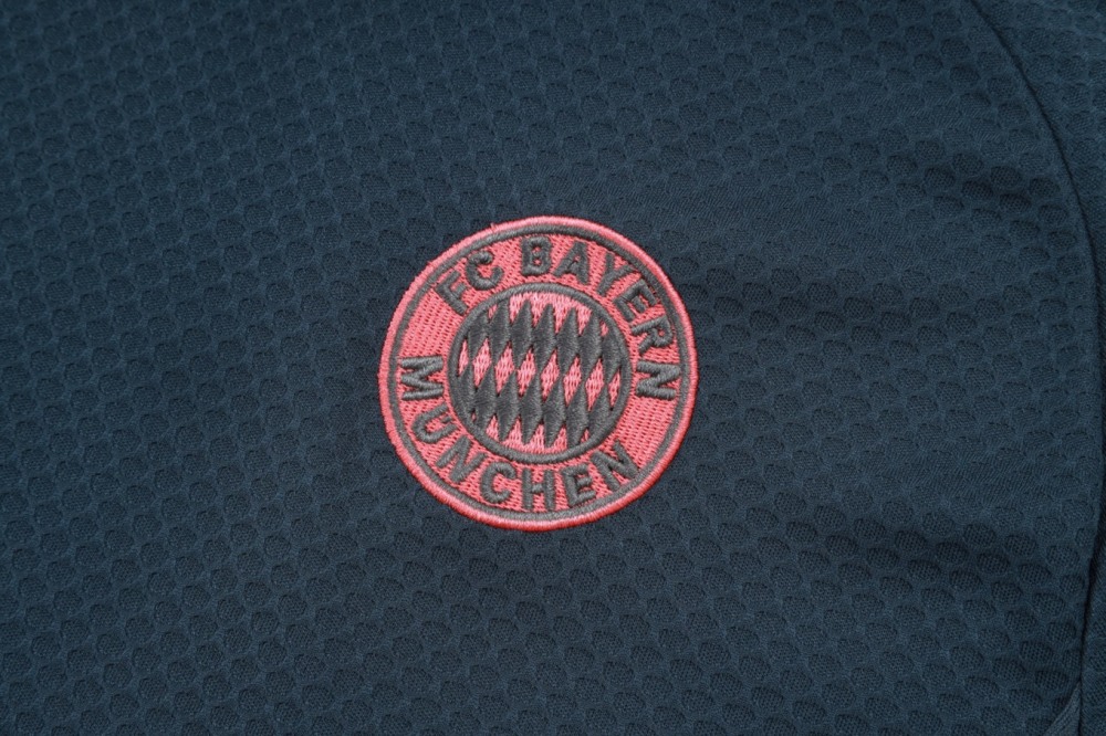 2026 Bayern Munich Dark grey Training Set Shirt and Shorts