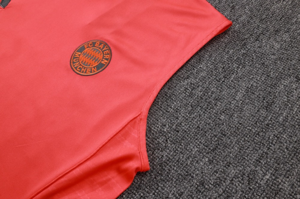 2026 Bayern Munich Orange Training Set Shirt and Shorts
