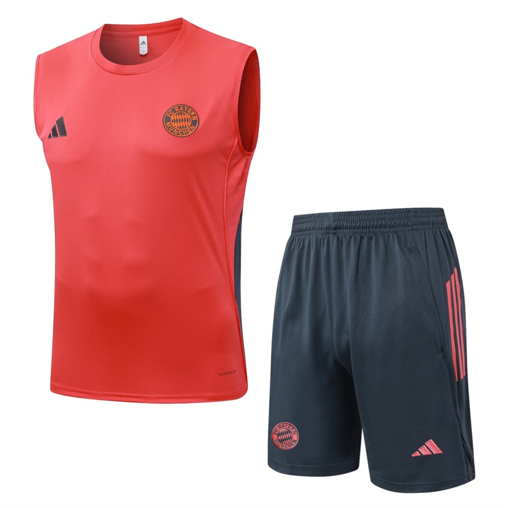 2026 Bayern Munich Orange Training Set Shirt and Shorts
