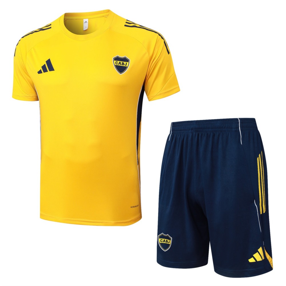 2026 Boca Yellow Training Set Shirt and Shorts