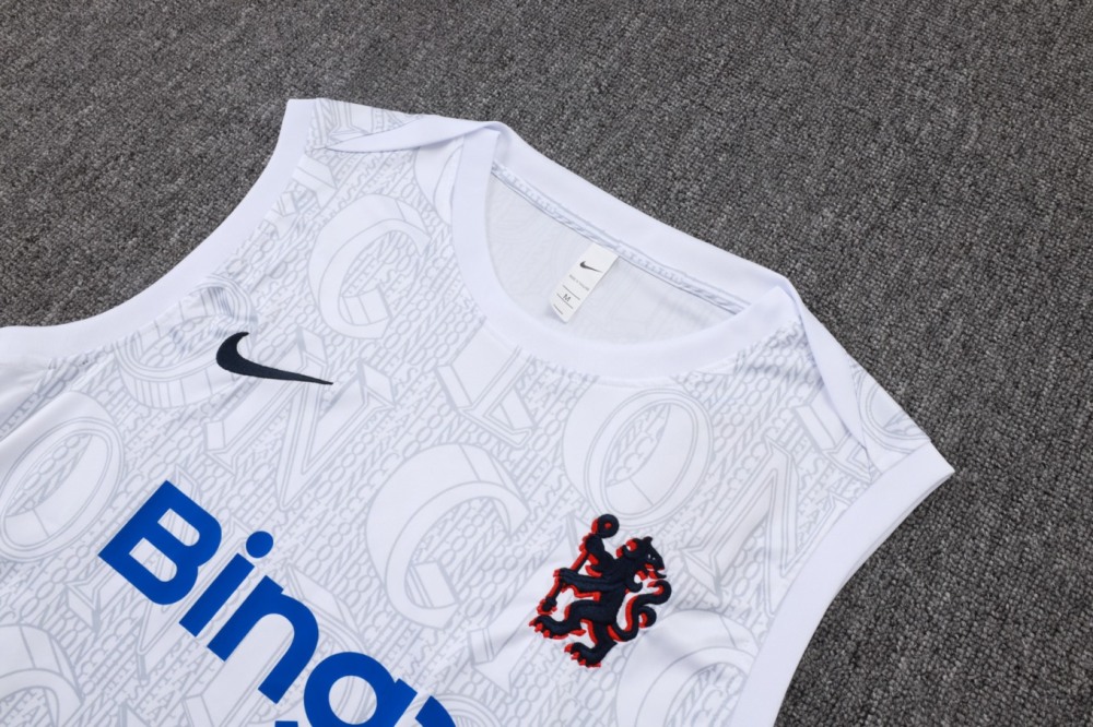 2026 Chelsea White Training Set Shirt and Shorts