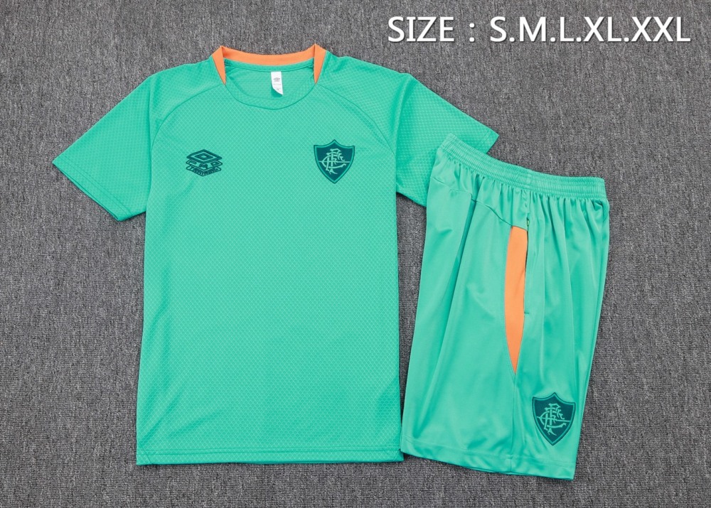 2026 Fluminense Green Training Set Shirt and Shorts