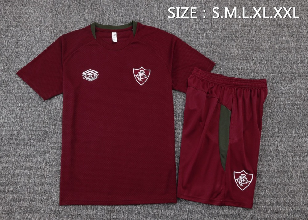 2026 Fluminense Maroon Training Set Shirt and Shorts
