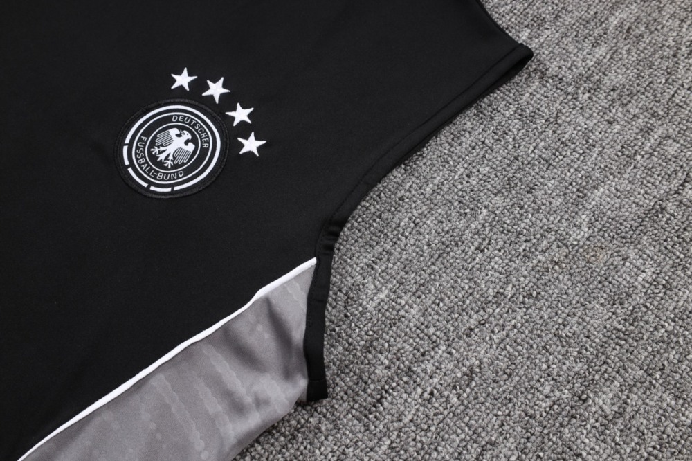 2026 Germany Black Training Set Shirt and Shorts