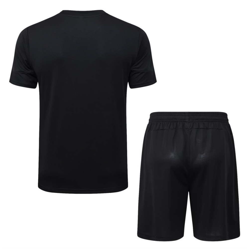 2026 Manchester City Black Training Set Shirt and Shorts