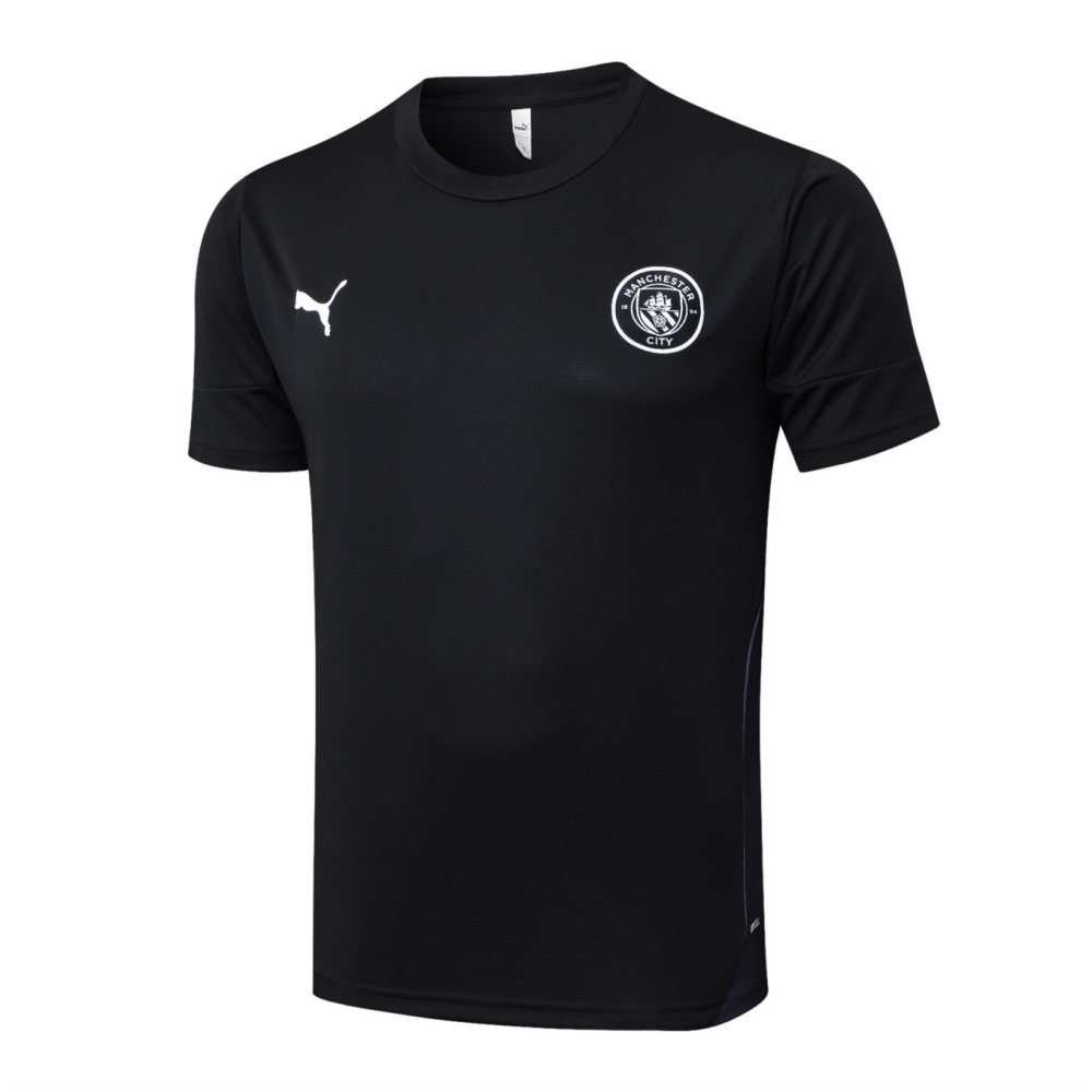 2026 Manchester City Black Training Set Shirt and Shorts