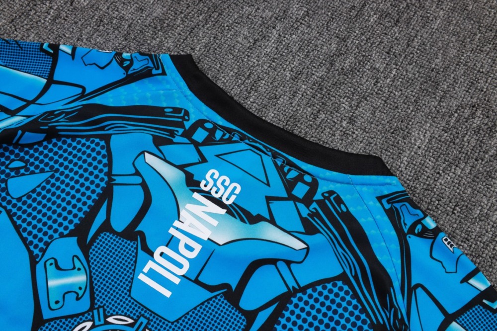 2026 Naples Blue Training Set Shirt and Shorts