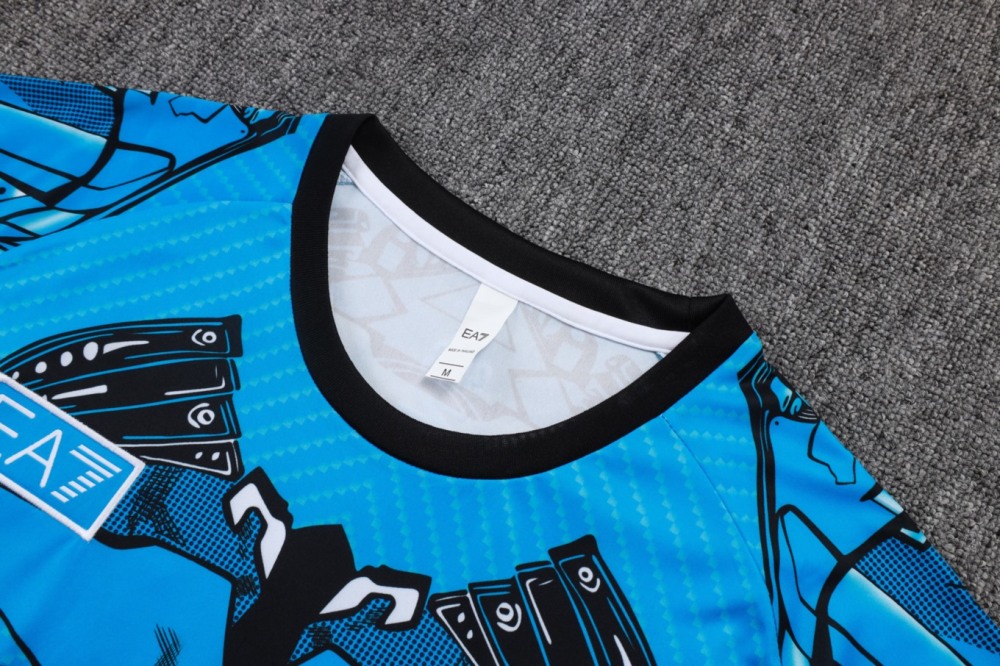 2026 Naples Blue Training Set Shirt and Shorts