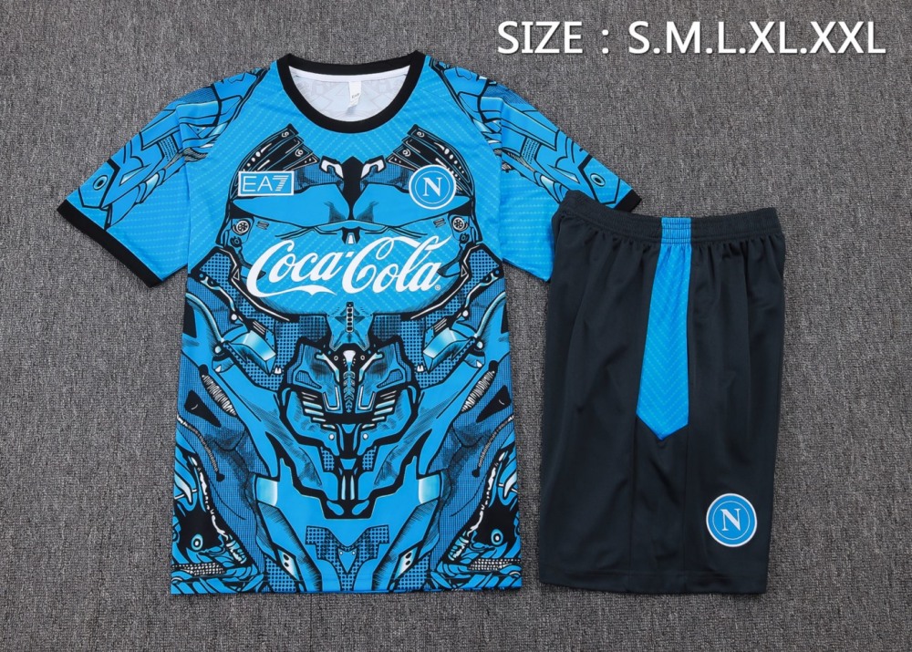 2026 Naples Blue Training Set Shirt and Shorts