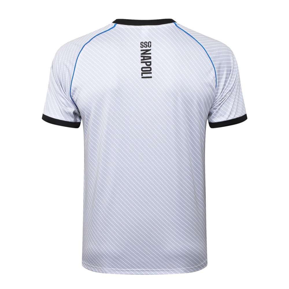 2026 Naples Light gray Training Set Shirt and Shorts