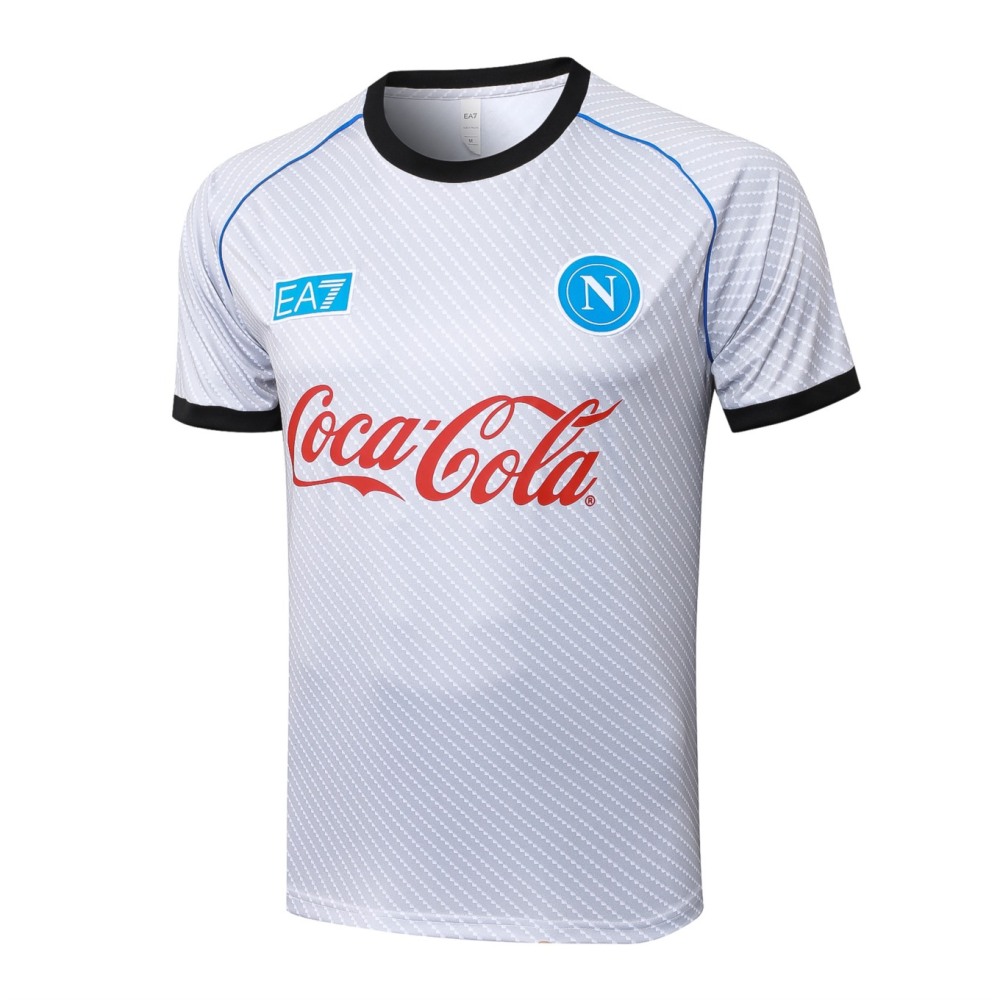 2026 Naples Light gray Training Set Shirt and Shorts