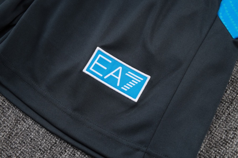2026 Naples Light gray Training Set Shirt and Shorts