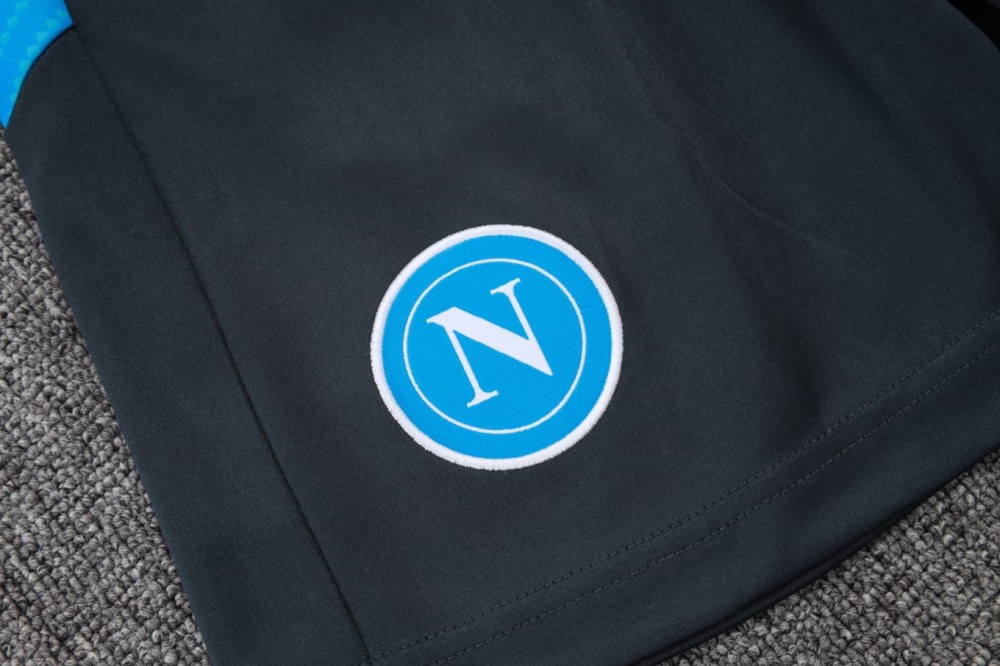 2026 Naples Light gray Training Set Shirt and Shorts