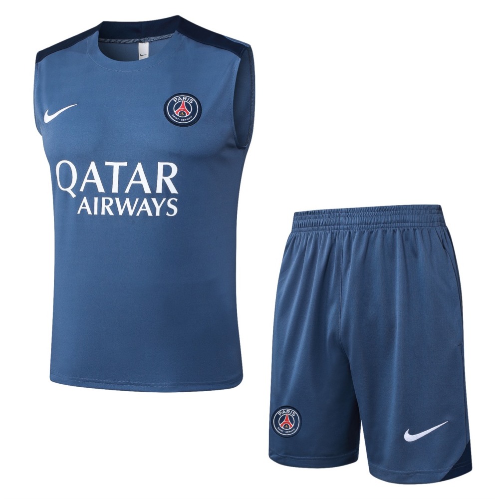 2026 PSG Light gray Training Set Shirt and Shorts