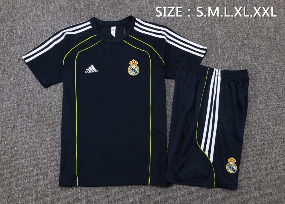 2026 Real Madrid Cyan Training Set Shirt and Shorts