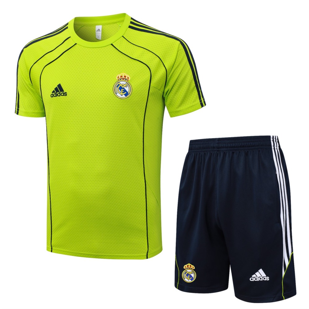 2026 Real Madrid Grass green Training Set Shirt and Shorts