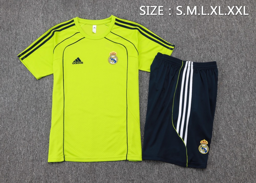 2026 Real Madrid Grass green Training Set Shirt and Shorts