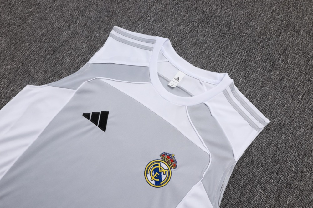 2026 Real Madrid Pale Training Set Shirt and Shorts