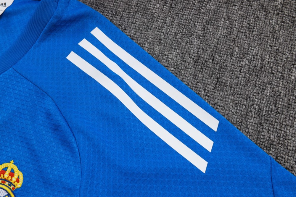 2026 Real Madrid Sky blue Training Set Shirt and Shorts