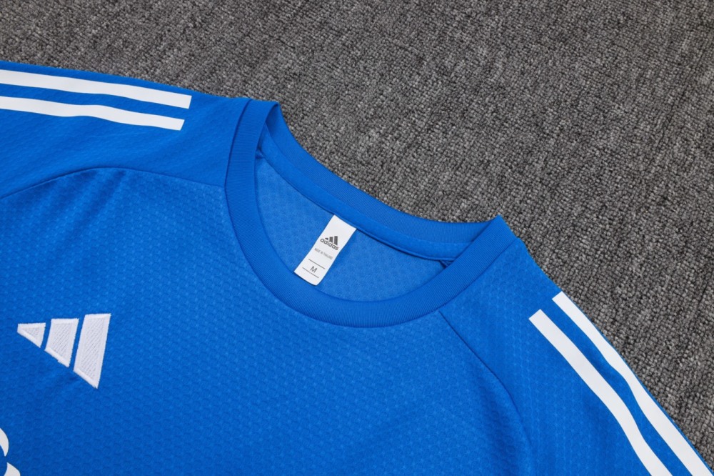 2026 Real Madrid Sky blue Training Set Shirt and Shorts