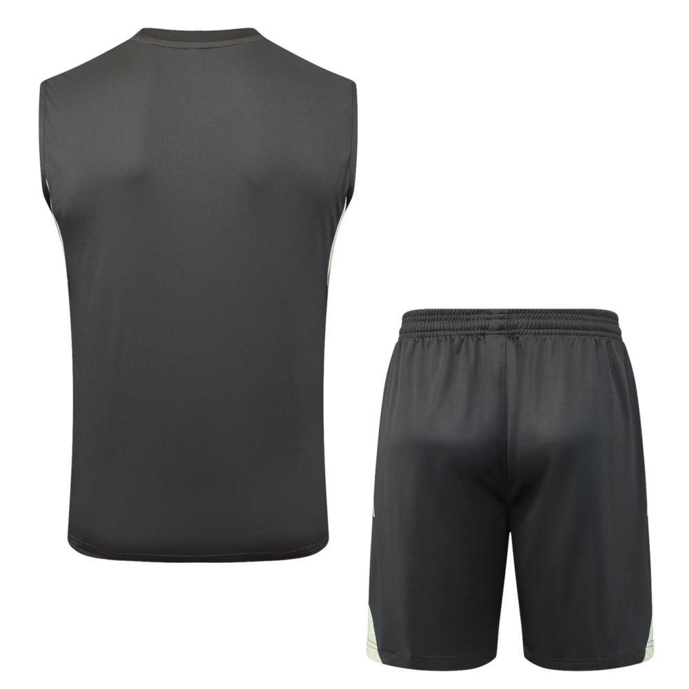 2026 Real Madrid Slate green Training Set Shirt and Shorts