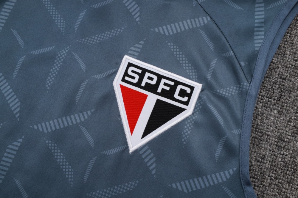 2026 Sao Paulo Grey Training Set Shirt and Shorts