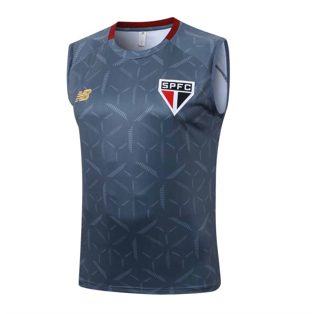 2026 Sao Paulo Grey Training Set Shirt and Shorts