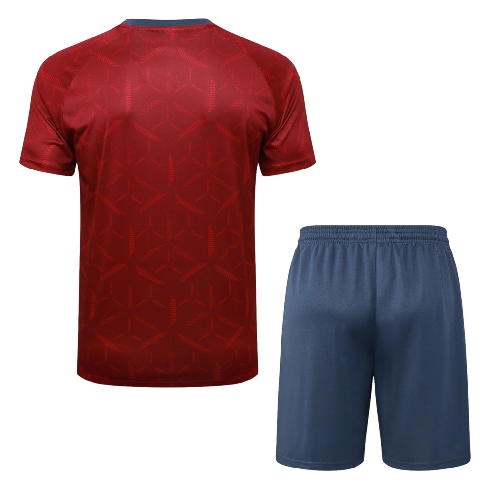 2026 Sao Paulo Maroon Training Set Shirt and Shorts
