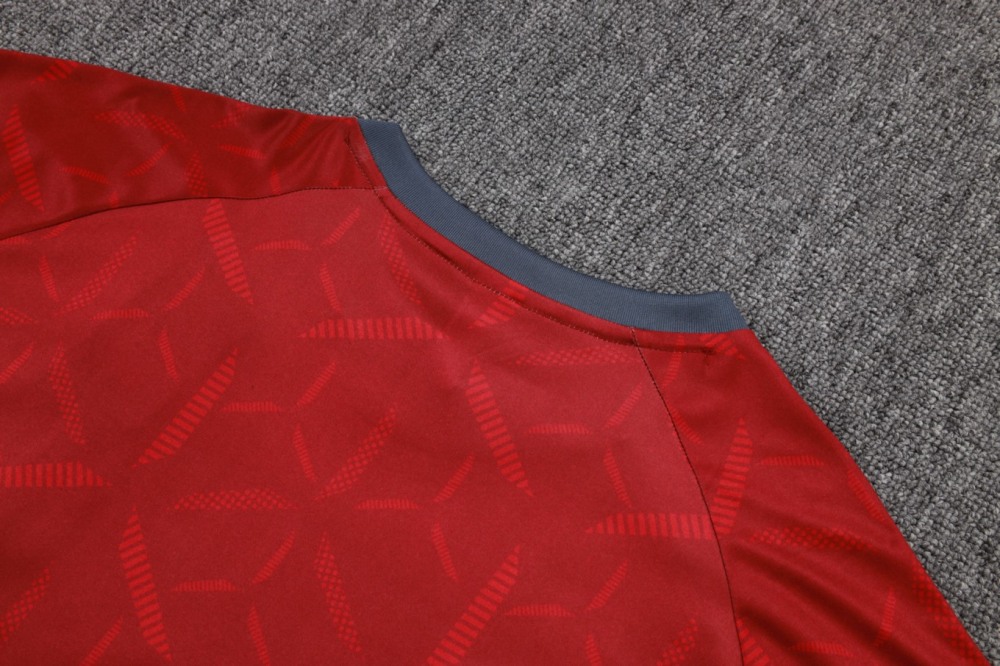 2026 Sao Paulo Maroon Training Set Shirt and Shorts