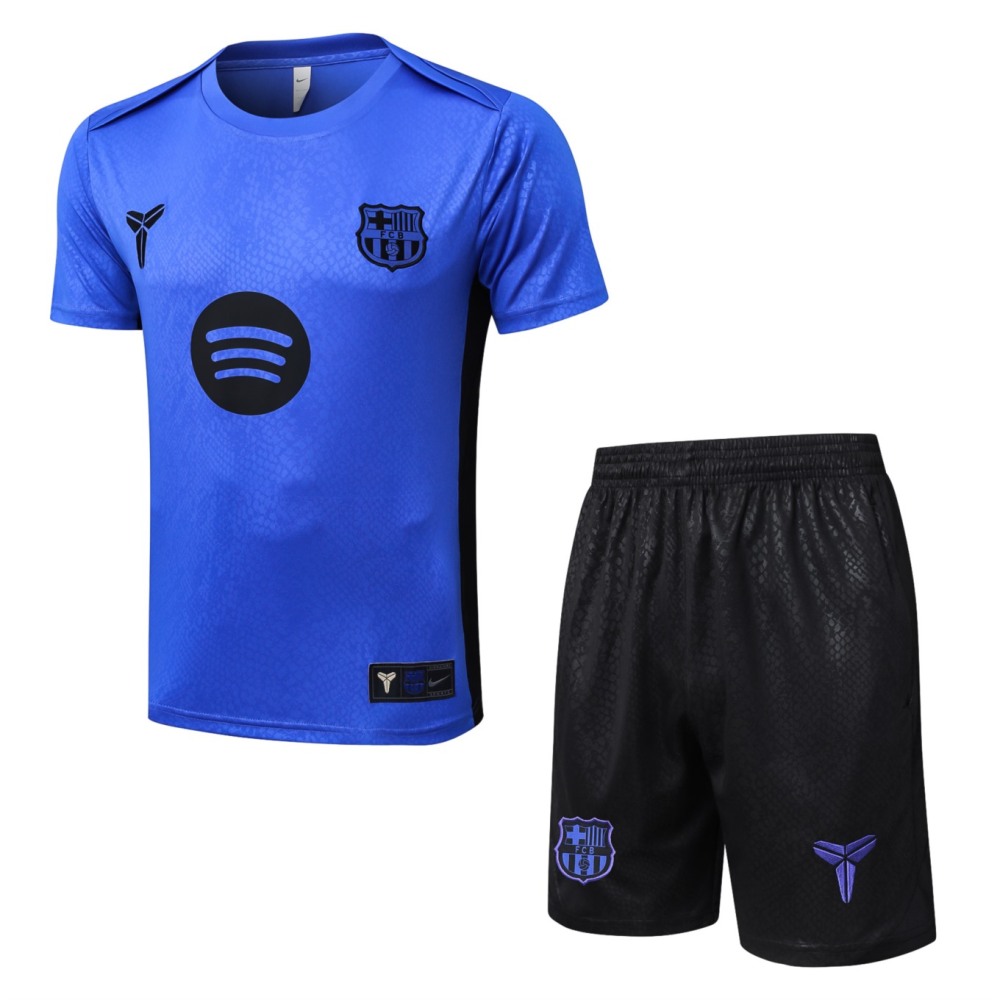 2026 Barcelona Purple Training Set Shirt and Shorts