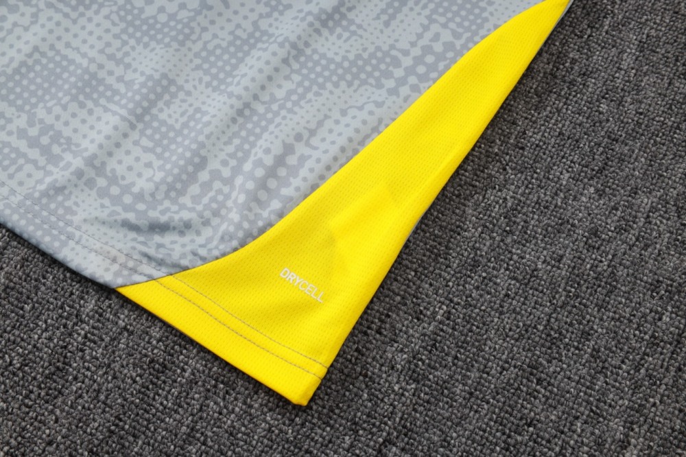 2026 Dortmund Light gray Training Set Shirt and Shorts