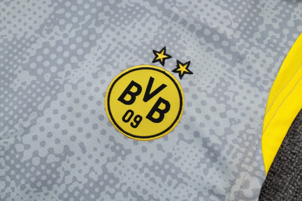 2026 Dortmund Light gray Training Set Shirt and Shorts