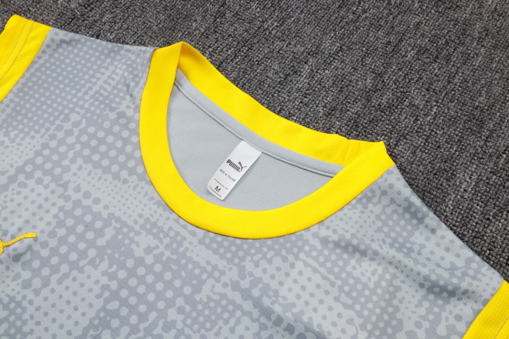2026 Dortmund Light gray Training Set Shirt and Shorts