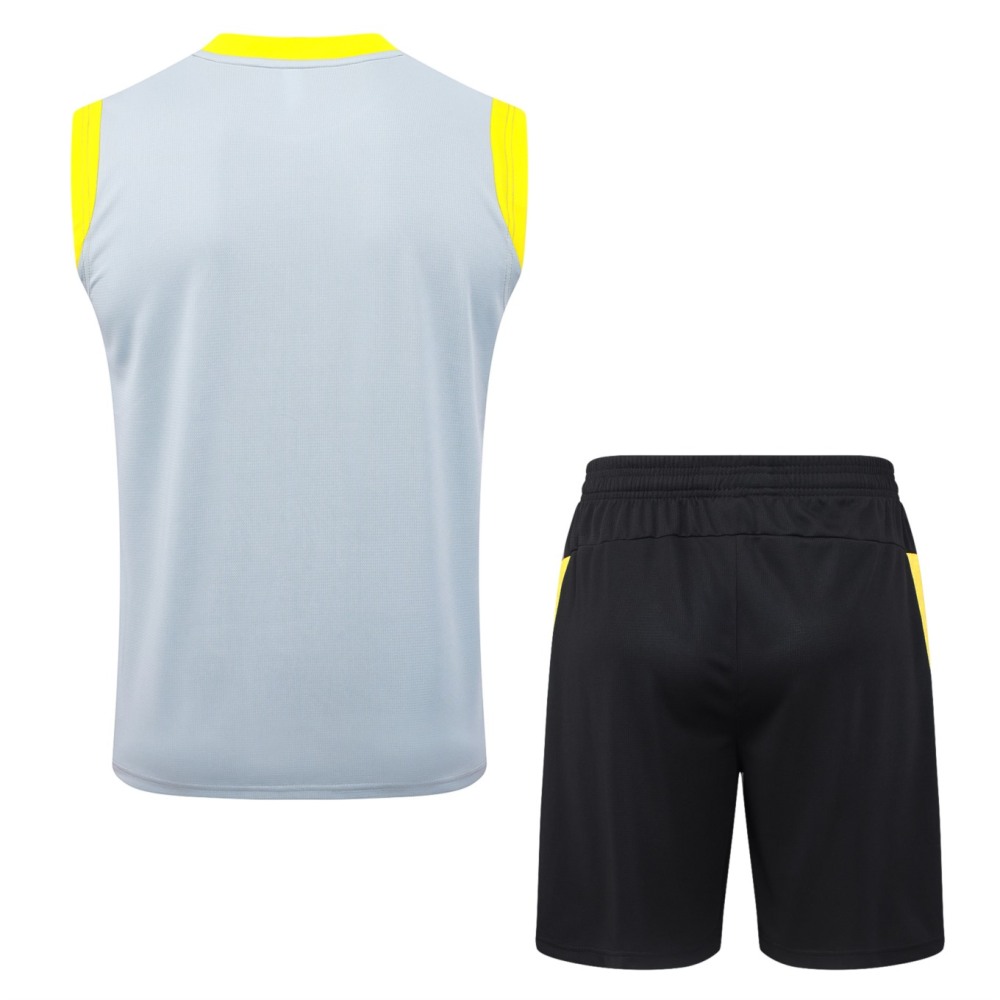 2026 Dortmund Light gray Training Set Shirt and Shorts