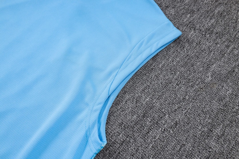 2026 Manchester City Light blue Training Set Shirt and Shorts