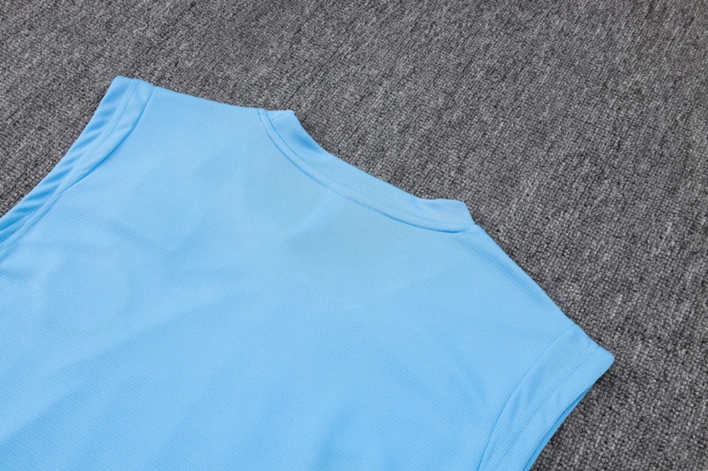 2026 Manchester City Light blue Training Set Shirt and Shorts