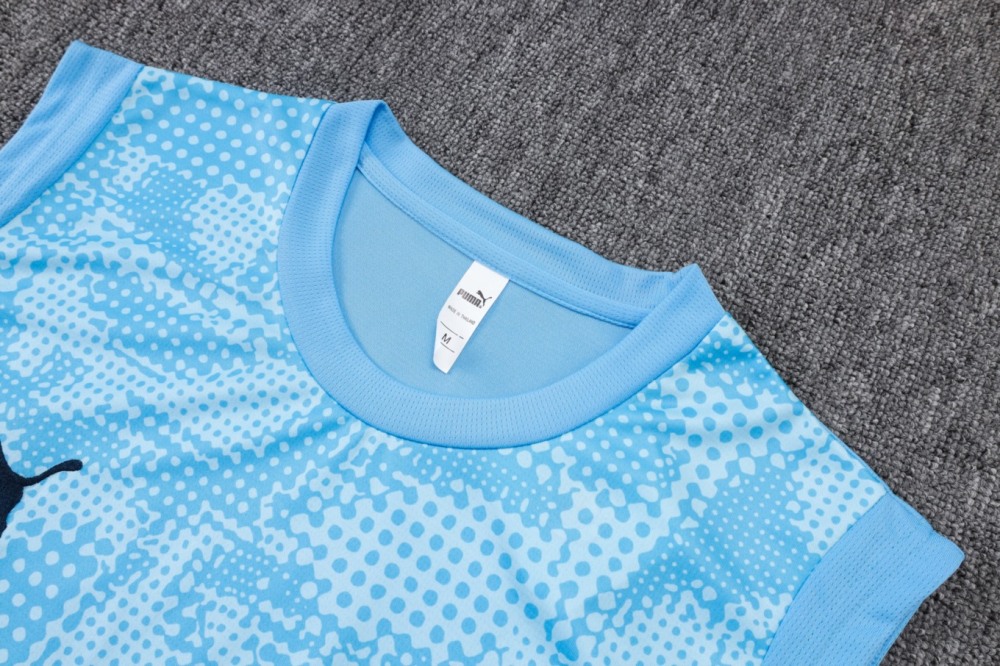 2026 Manchester City Light blue Training Set Shirt and Shorts