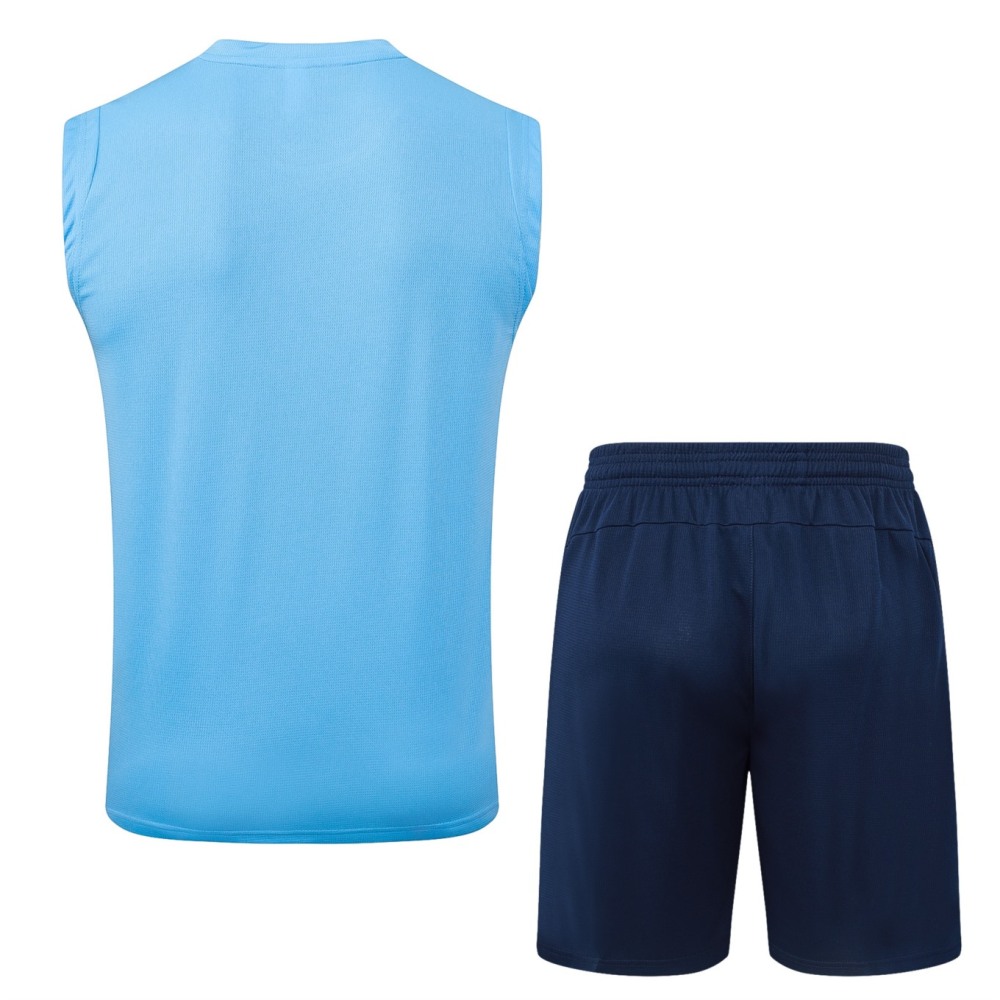 2026 Manchester City Light blue Training Set Shirt and Shorts