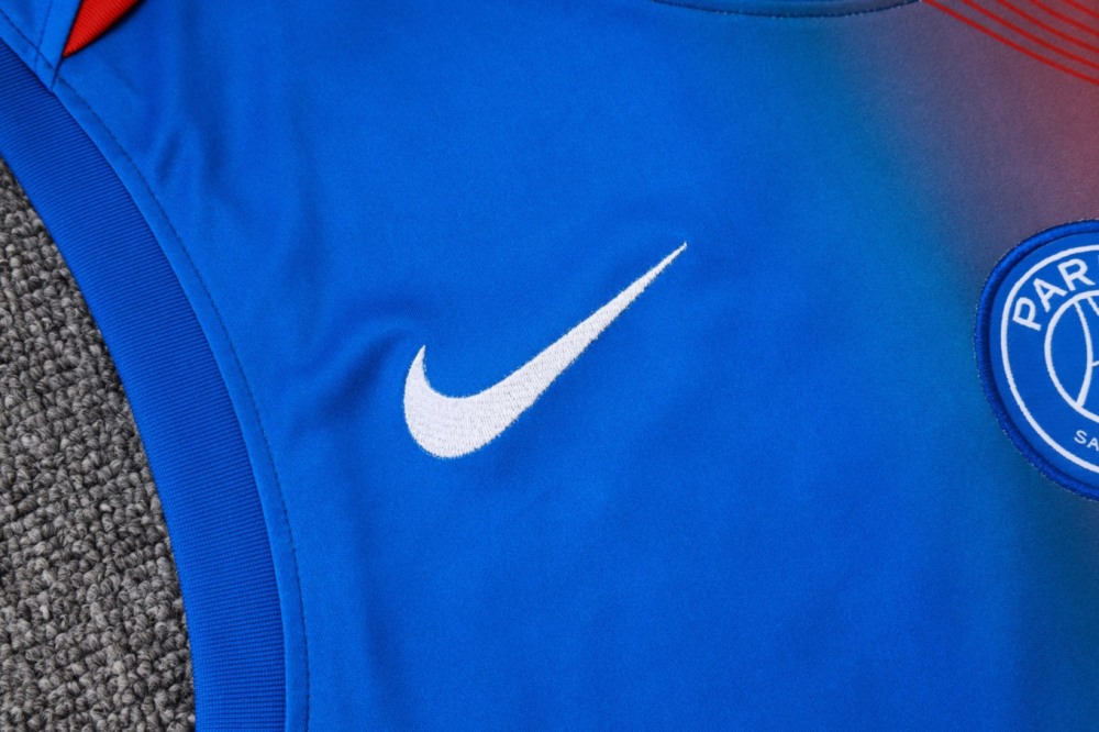 2026 PSG Blue-red Training Set Shirt and Shorts