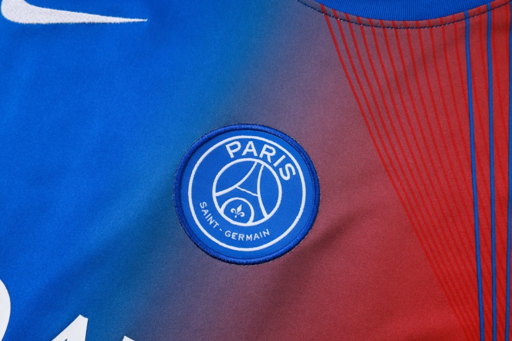 2026 PSG Blue-red Training Set Shirt and Shorts