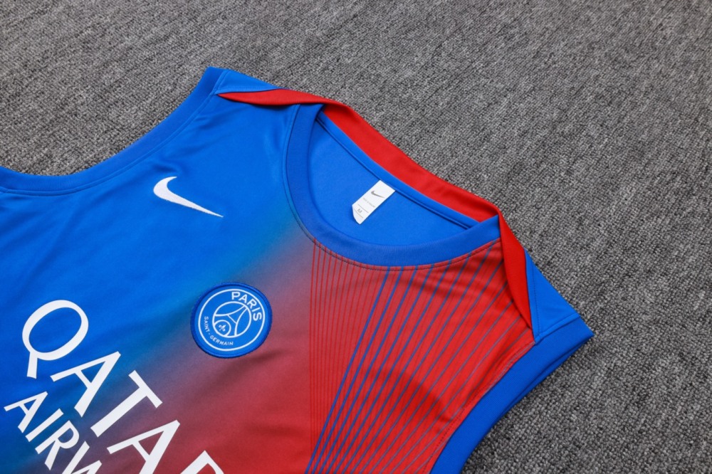 2026 PSG Blue-red Training Set Shirt and Shorts