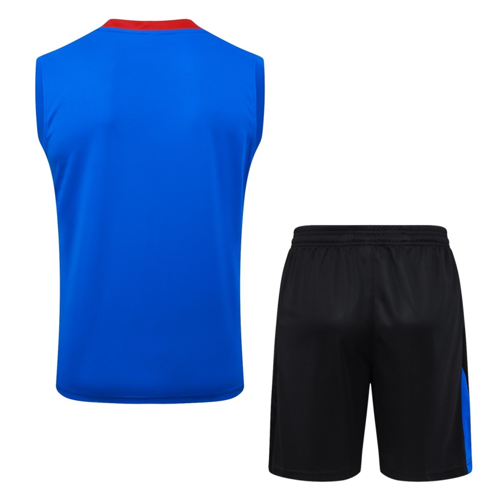 2026 PSG Blue-red Training Set Shirt and Shorts