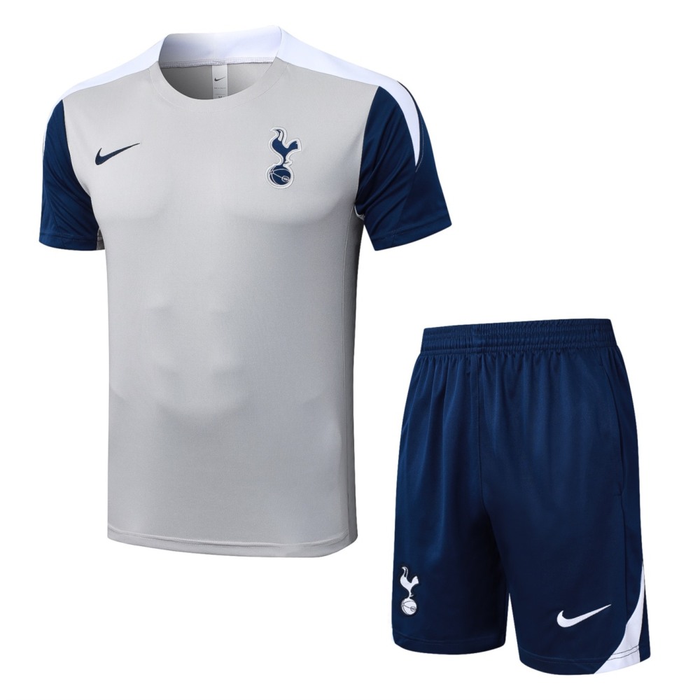 2026 Tottenham Light gray Training Set Shirt and Shorts