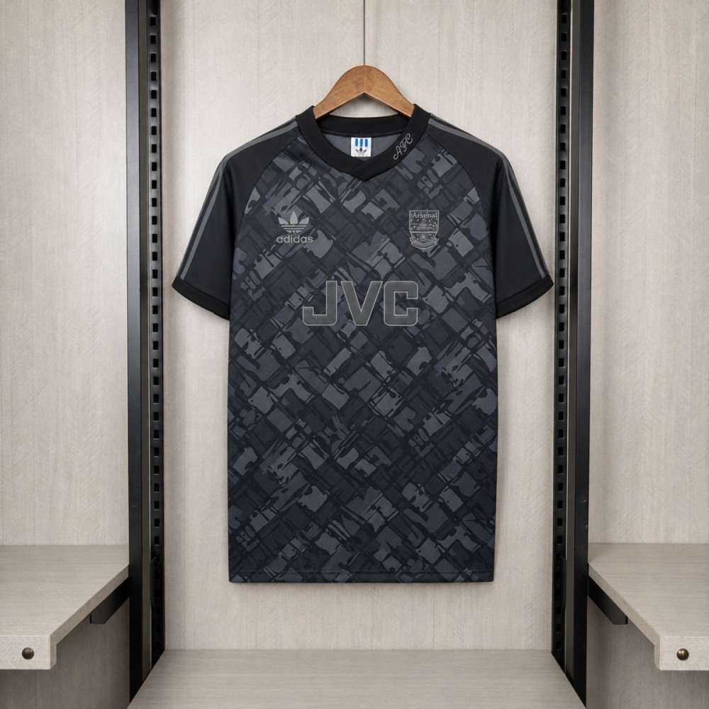 Retro Arsenal 1990/92 Black Jersey Fan Version