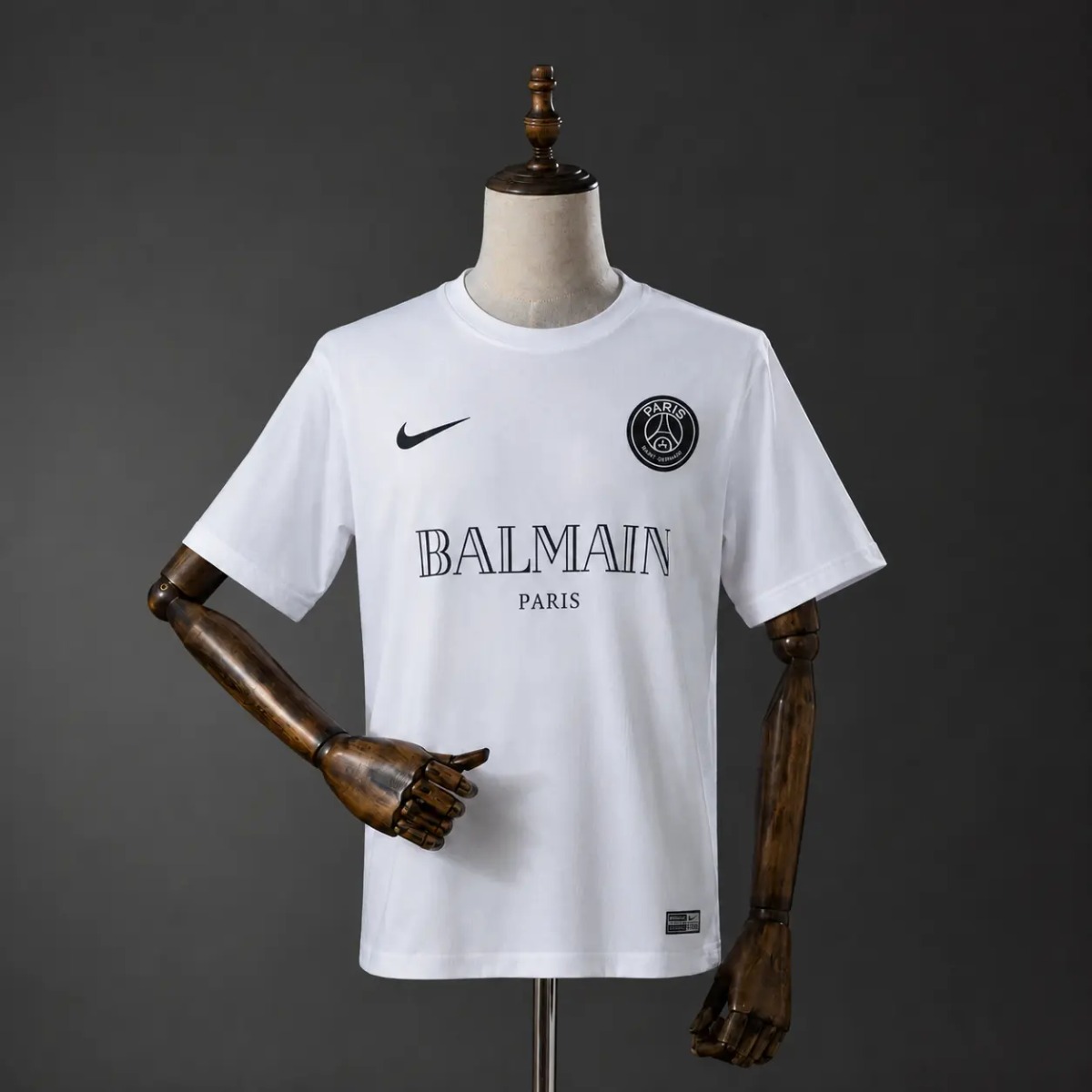 Retro 2020/21 PSG X BALMAIN White Jersey Fan Version