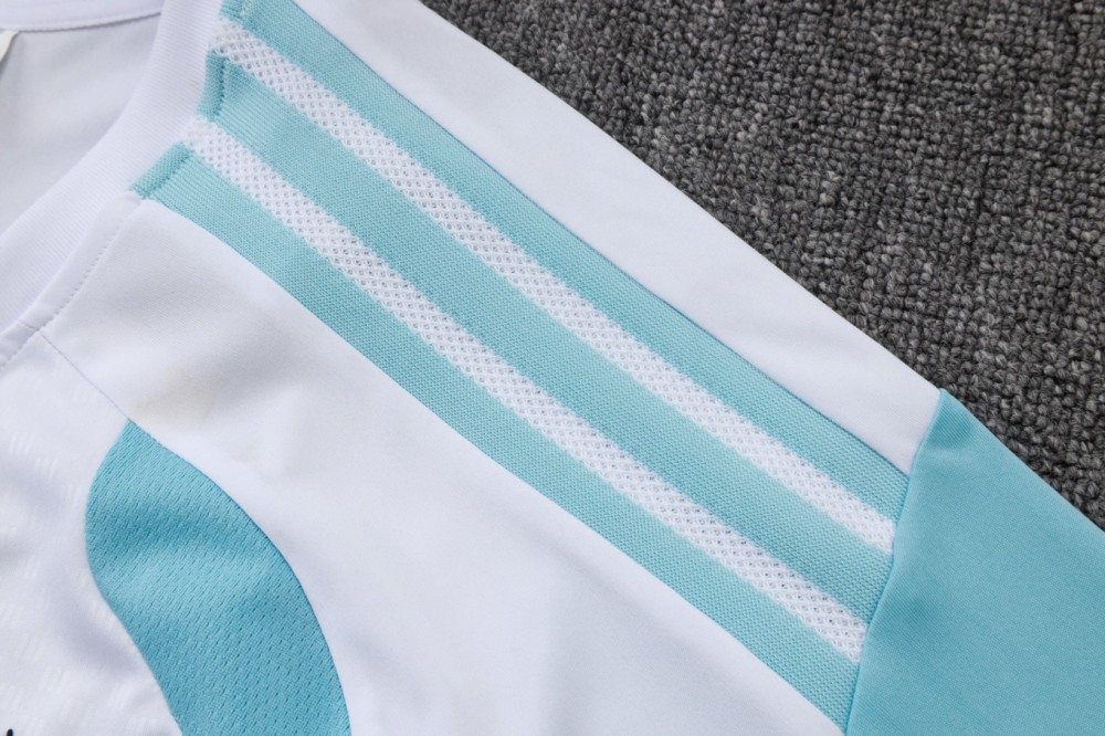 2026 Argentina White Training Set Shirt and Shorts
