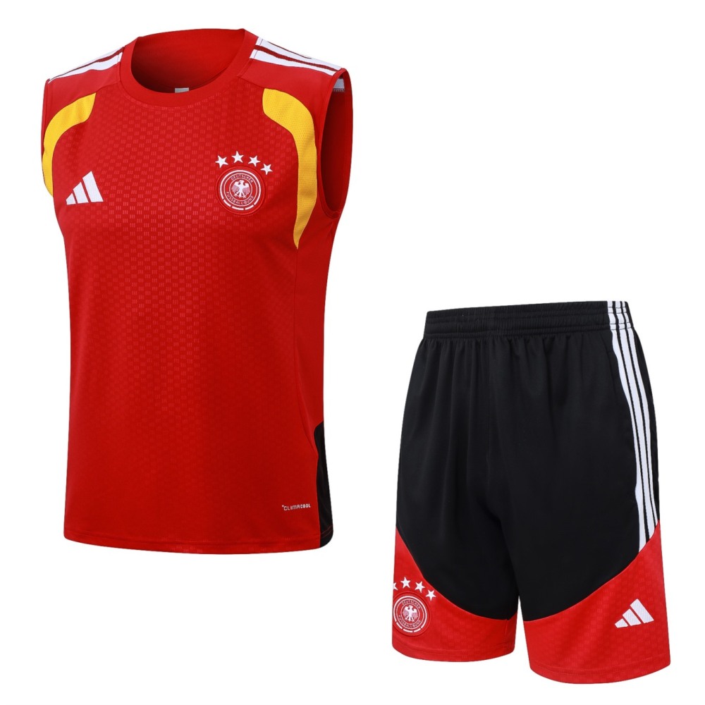 2026 Germany Red Training Set Shirt and Shorts