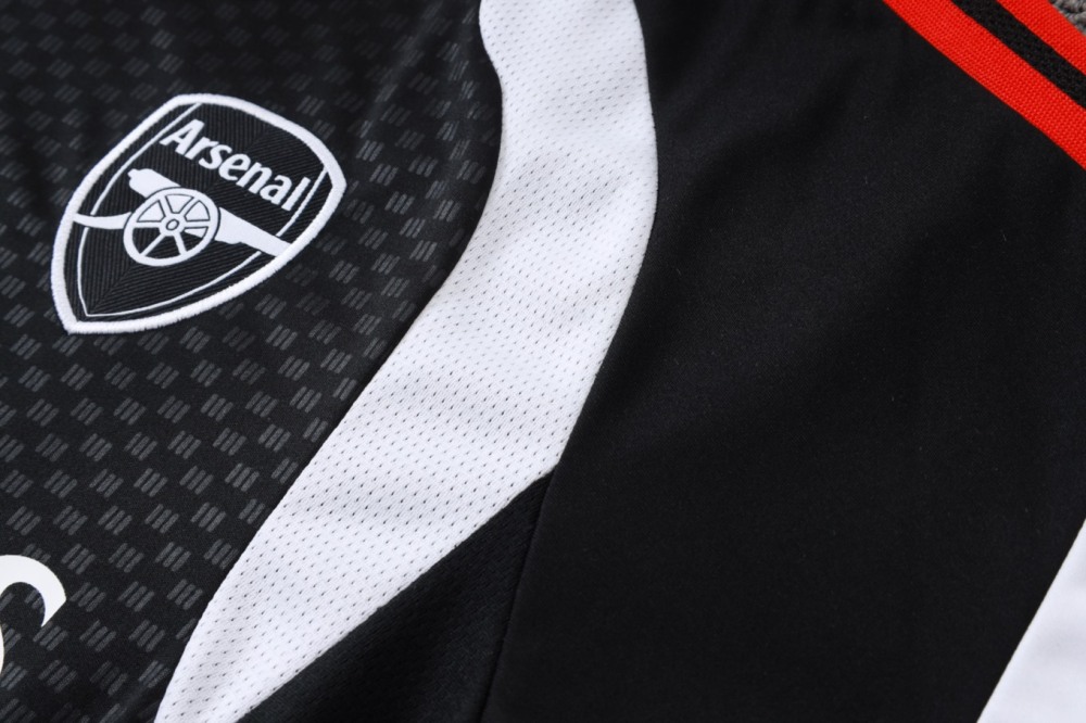 2026 Arsenal Black Training Set Shirt and Shorts